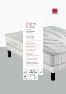 Découvrez le matelas idéal, alliant fermeté et matières naturelles, le tout sur un fond gris clair chic. Certifié de qualité, il est un rêve devenu réalité pour ceux qui apprécient l'élégance rappelant le style parisien. Idéal pour compléter n'importe quel décor de canapé. Canape Paris by Atelier Bis