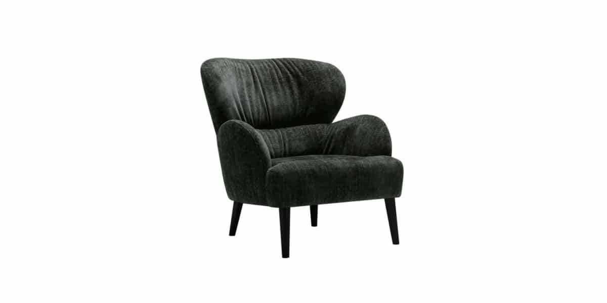 Ce fauteuil rembourré gris foncé, au design élégant avec un dossier haut et des pieds en bois noir, incarne le mélange parfait de style et de qualité. Un ajout chic à n'importe quel espace, il apporte une touche d'élégance parisienne à votre décoration intérieure. Canape Paris by Atelier Bis
