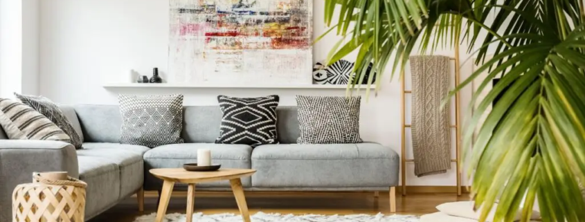 Salon cocooning naturel